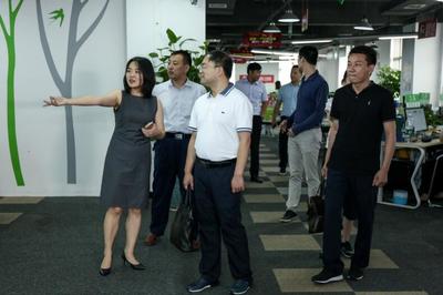 盱眙县招商局一行考察大农股份