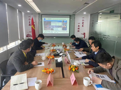 组宣部会同高新区招商局赴北京中科长城海洋信息对接